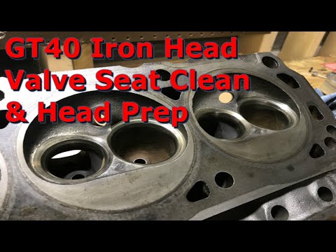 Cleaning Valve Seats on GT40 Iron Heads