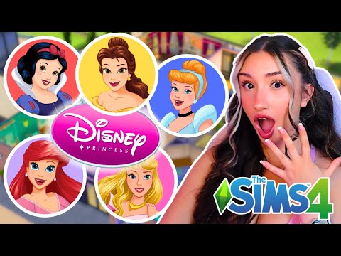 Every Rooms a Different Disney Princess in The Sims 4