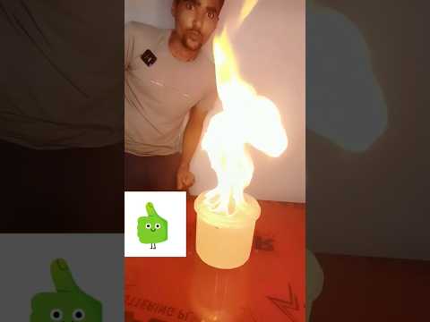 पानी में आग कैसे जलाए | how to make fire water |💦💦 jabardast idea # shorts