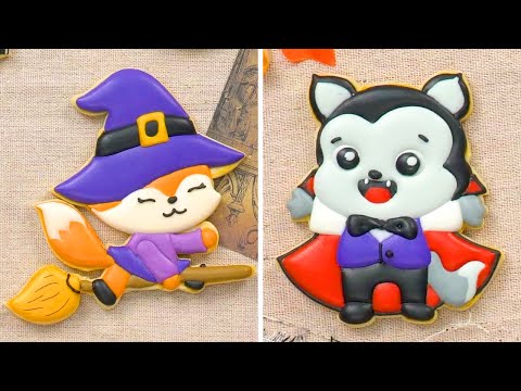 Fun and Creative Halloween Cookies Decorating 🎃 So Yummy Cookies Recipes