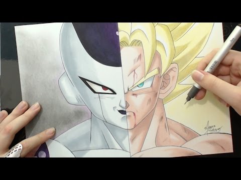 Speed Drawing - Freeza | Goku (Dragon Ball Z)