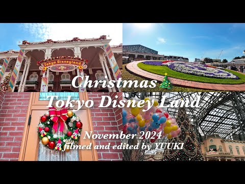 【Disney Vlog🎄🎅】ひとりで過ごすクリスマスディズニーランドでの1日🏰⋆⸜🔔⸝‍⋆