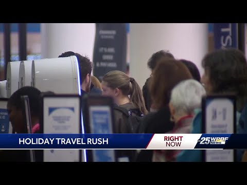 Holiday travel rush ramps up at airports nationwide