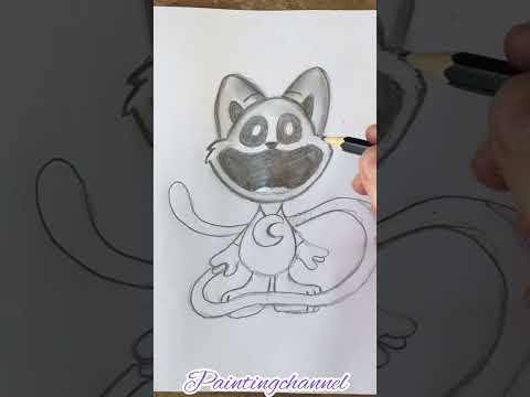 Drawing Catnap - Poppy playtime chapter 3