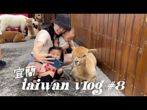 台灣 VLOG 8 | 宜蘭三天兩夜 | 張美阿嬤農場 | 礁溪溫泉公園幾米兔子