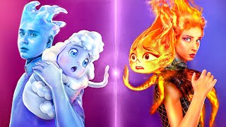 Ember and Wade from Elemental have Children! Fire vs Water Parenting Hacks