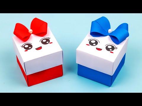 How to make gift box? How to make gift for best friend - Birthday craft ideas with paper