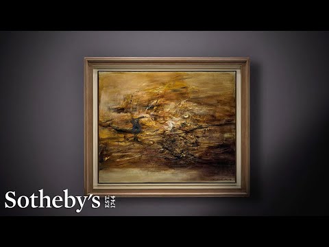 Hurricane Period Masterpiece: Zao Wou-Ki's 02.01.65 ｜Sotheby's