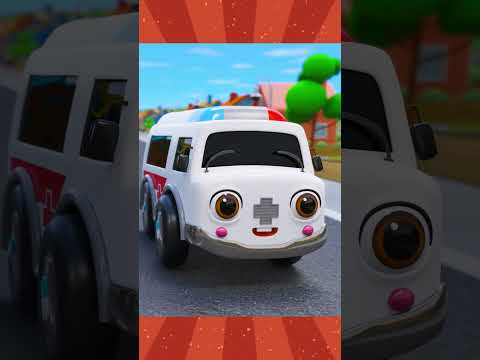 Ambulance Song | Helping Orthers |  #short3d #shortsviral #shortsyoutube | Baby Car Songs TV