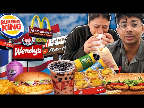 Trying every Fast Food Restaurant in BANGKOK, Thailand! 🍔🍕