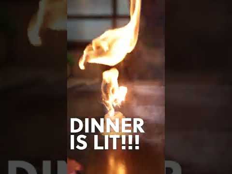 Our Dinner is on fire!