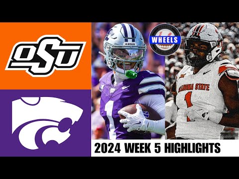 #20 Oklahoma State vs #23 Kansas State | Full Game Highlights | 2024 College Football Highlights