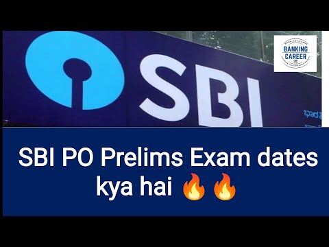 SBI PO Prelims Admit card out I Exam dates kya hia🔥🔥