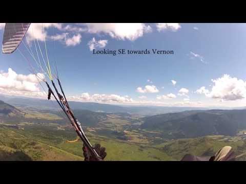 Paragliding Okanagan, BC, Canada