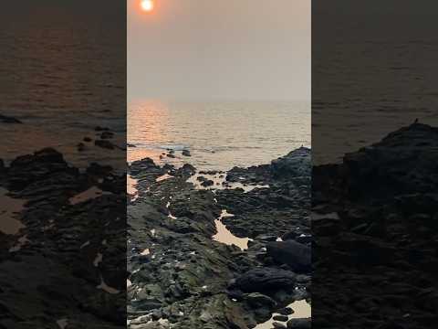 Anjuna Beach, located in Goa, India, is renowned for its unique and captivating rocky landscape!