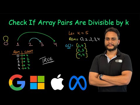 Check If Array Pairs Are Divisible by k | Leetcode 1497