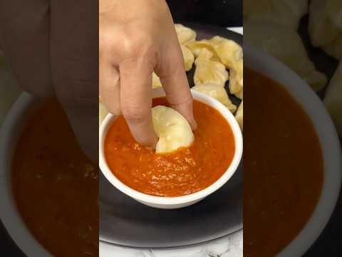 Momos Chutney #shorts #food #cooking #streetfood #momos #chutney #asmrkitchenfood #asmr