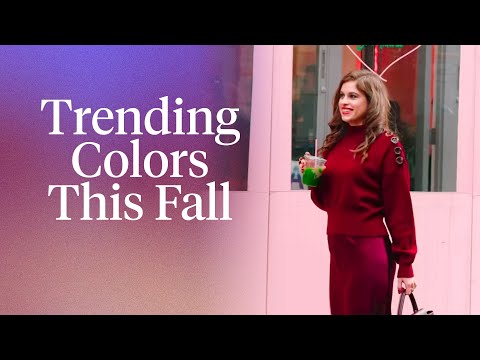 How to wear the top trending colors this fall when you're over 40