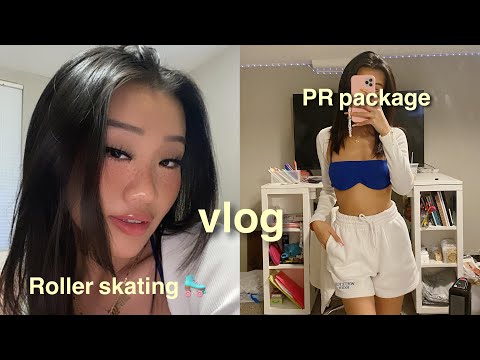 mini vlog *roller skating, jewelry shopping, pr package*