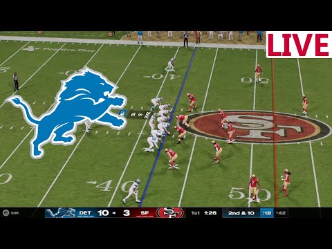 🔴LIVE 🔴Detroit Lions VS San Francisco 49ers/ NFL Envivo /NFL Madden NFL 25