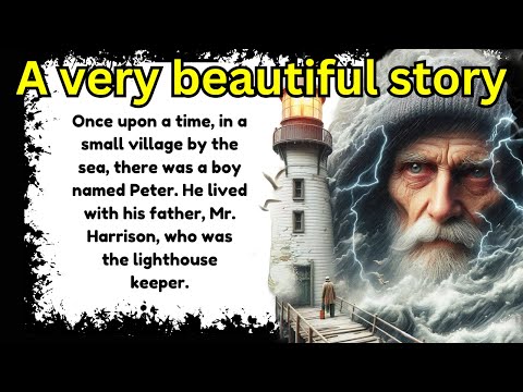 Learn English Through Story - Storm and Light House | English Story for Listening