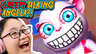 This Cat is SO CREEPY!!! - Creepy Talking Angela??!!