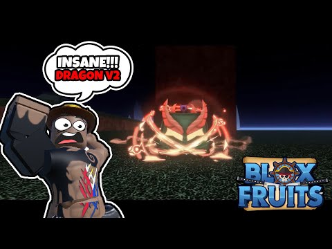 INSANE! New Dragon V2! - Blox Fruits