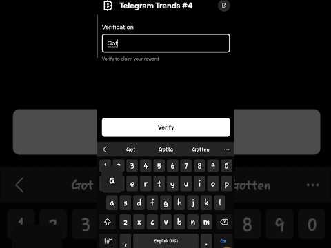 Telegram Trends #4 Blum video code |Blum code to dayn|#blumcode|#blum|#blumvideoccode|