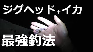 ジグヘッド＋イカの切り身 『最強釣法』