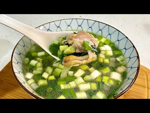 Fu Must try in autumn and winter! Healthy and delicious chicken and onion soup recipe !