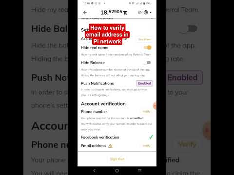 How to verify email address in Pi network? #verifyemailaddress #pinetwork