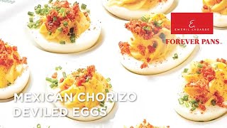 EASY Deviled Eggs with Chorizo Recipe | Emeril Everyday Forever Pans Cookware