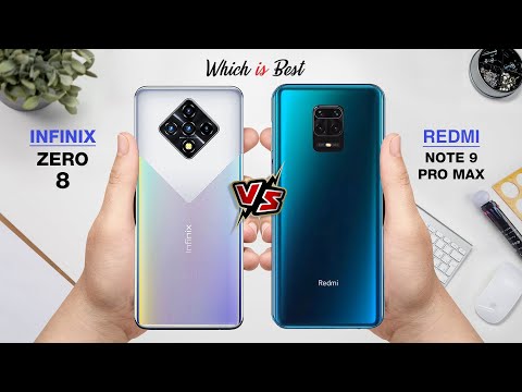 Infinix Zero 8 vs Redmi Note 9 Pro Max || Full Comparison ⚡⚡⚡ Camera, Display, Performance & More