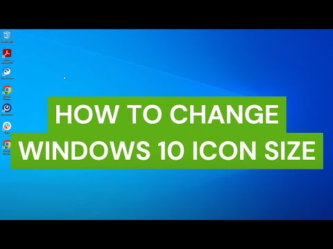 How To Change Desktop Icon Size on Windows 10 | 2023 Guide