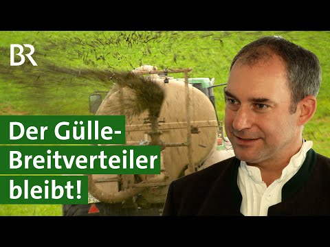 Erfolg für Allgäuer Landwirte:  Breitverteiler mit verdünnter Gülle zugelassen | Unser Land | BR