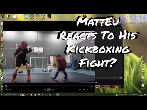 MattEU Reacts To One Of His Old KickBoxing Fights? | GTA RP | Nopixel 4.0 | The Manor