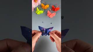 How to make beautiful origami butterfly 🦋 😍 #shorts #youtubeshorts #art #origami #craft #papercraft