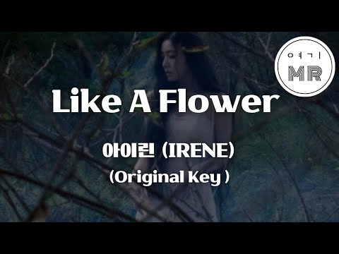 Like A Flower - 아이린 (IRENE) (원키C) 여기MR / Karaoke / Music / 노래방