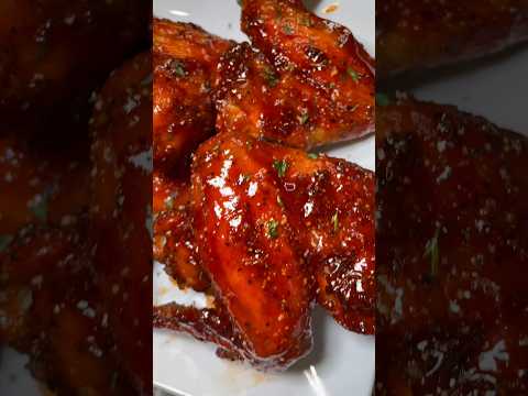 The Best Hot Honey Baked Chicken Wings| #recipe #chickenrecipe