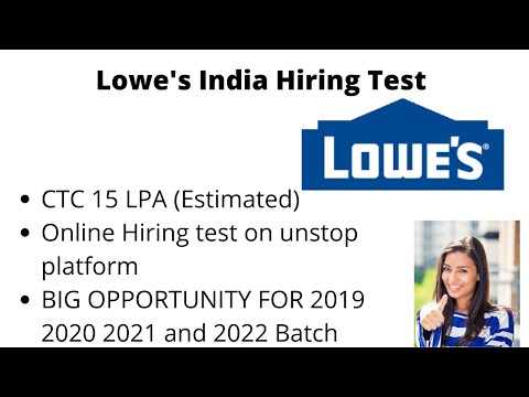 Lowes India Hiring | Unstop Platform | 2023 Batch Elligible | Direct Interview