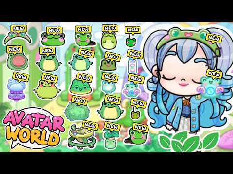 FREE! ✅ ALL CUTE FROGGY ITEMS IN AVATAR WORLD 😍