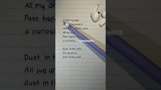 Let's sing and learn English: Dust in the Wind - Acoustic (Verse 1, Refrain) | By: Scorpions #shorts