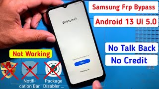 Samsung Frp Bypass Talk Back Not Working Alliance Shield | One Click Frp Reset | Android 13 Ui 5.0