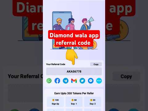 #diamond wala app referral code #shorts • diamond wala referral code •