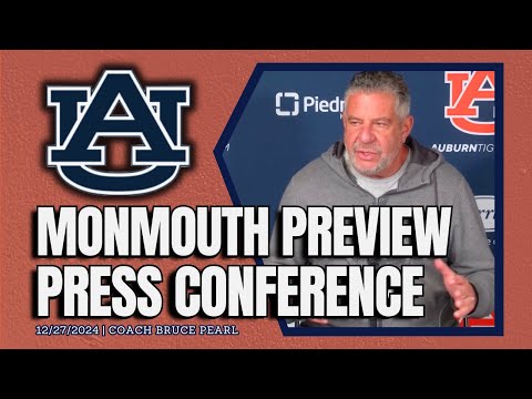 Bruce Pearl Previews Auburn Basketball vs Monmouth | FULL PRESS CONFERENCE