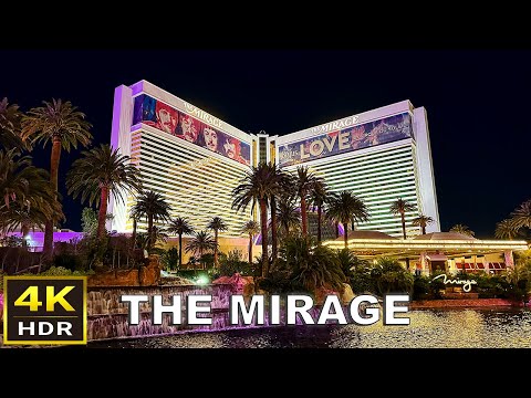 [4K HDR] The Mirage Las Vegas Walking Tour | April 2024