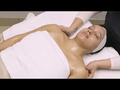 Spa European Facial Massage Movements Protocol | Step 6: Petrissage Shoulders and Neck