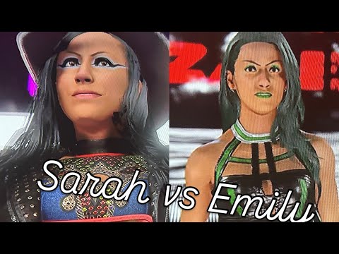 WWE 2K22: Womens Tournament championship match: Sarah vs Emily