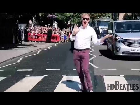 Paul McCartney crosses Abbey Road 49 years after iconic album cover Shoot Ahead Of Intimate Gig