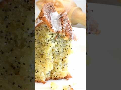 ✨lemon-poppyseed bundt cake✨ #baking